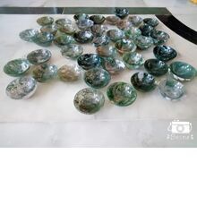 Moss Agate Gemstone Bowls