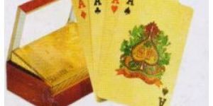 Gold Playing Card