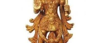 Brass Hanuman Pavanputra Statue