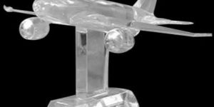 Crystal Aeroplane Model