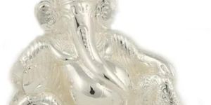 Silver Ganpati Idol