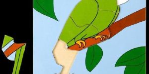 LET'S COMPLETE PICTURE - PARROT Educational puzzle Toys