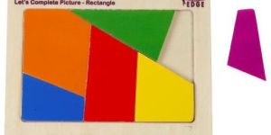 LET'S COMPLETE PICTURE - RECTANGLE Educational puzzle Toys