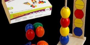 LET'S LACE - DRUM BEADS Educational toys