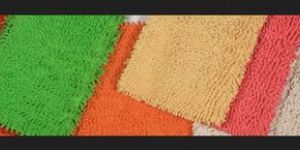 Multicolor Plain Bath Mat