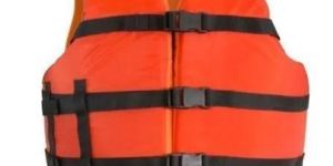 Orange Nylon Safety Life Jacket