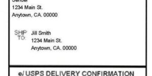 Shipping Label Stickers