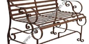 Wrought Iron Garden Bench