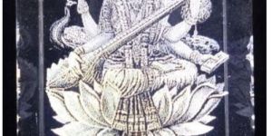 Saraswati Devi with LED Base