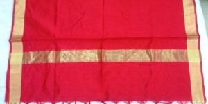 Chanderi Zari Patta Dupatta