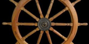 Wooden Ship Wheel