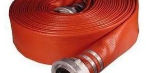 Red Fire Hose Pipe