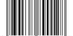 Square White Barcode