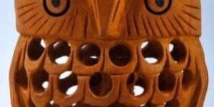 Wood Carved Owl