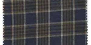 Polyester Viscose Checked Fabrics
