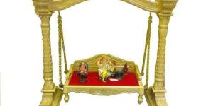 Handcrafted Golden Meenakari Jhula