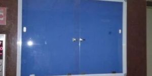 Sliding Glass Notice Board