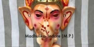 Ganesh Ji Plastic Face Mask
