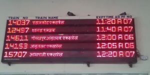 LED Railway Sign Boards