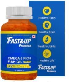 Fast&Up Promega - 60 Softgels, Omega 3 - Chocolate Flavour