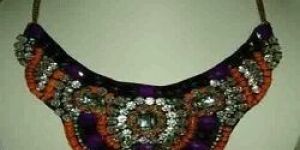 Embroidery Necklace