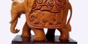 Wooden Elephant Statue
