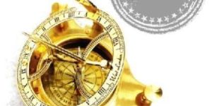 Brass Sundial Compass