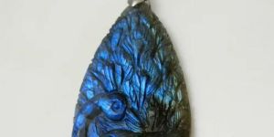 Labradorite Peacock Pendant