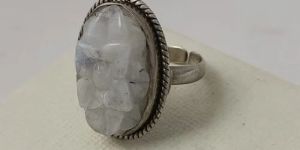 Moonstone Carved Finger Ring