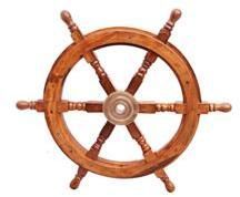 Wooden Ship Wheel