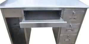 Stainless Steel Computer Table