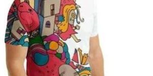 Mens Sublimation Designer T-Shirt