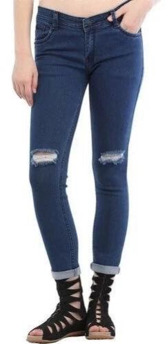 Ladies Blue Denim Jeans