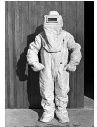 White Unisex Asbestoes Suit
