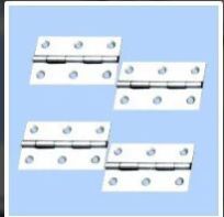 Aluminium Butt Hinges