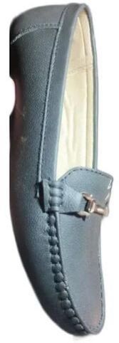 Ladies Leather Gray Slip on Jutti