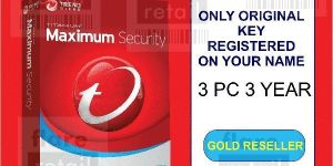 Trend Micro Titanium Maximum Security 2018 3 Year 3Pc
