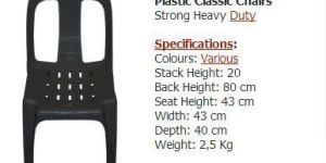 Plastic Chairs