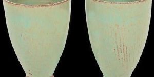 Andretta Dusky Greenish Hand Made Glass