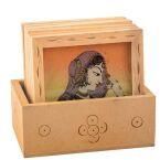 Hand Painted Wooden Coaster