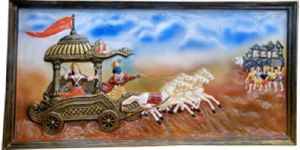 Mahabharata a Multicoloured Painting