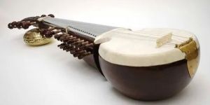 Brown Plain Wooden Sarod