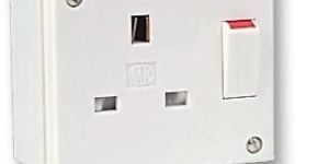 MAINS SOCKET AND MOUNTING BOX