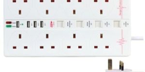 USB Ethernet Extension Lead with Surge Protection