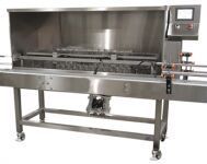 AUTOMATIC LINEAR BOTTLE RINSING MACHINE