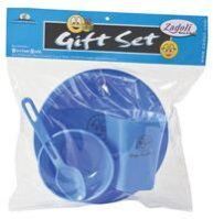 Children Gift Set with Plate Bowl and Glass