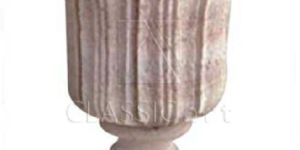 Scroll Lotus Leaf Urns