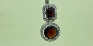 Garnet Stone Earring