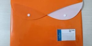 Plastic Button File Folder