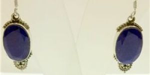 LAPIS LAZULI FACET EARRINGS